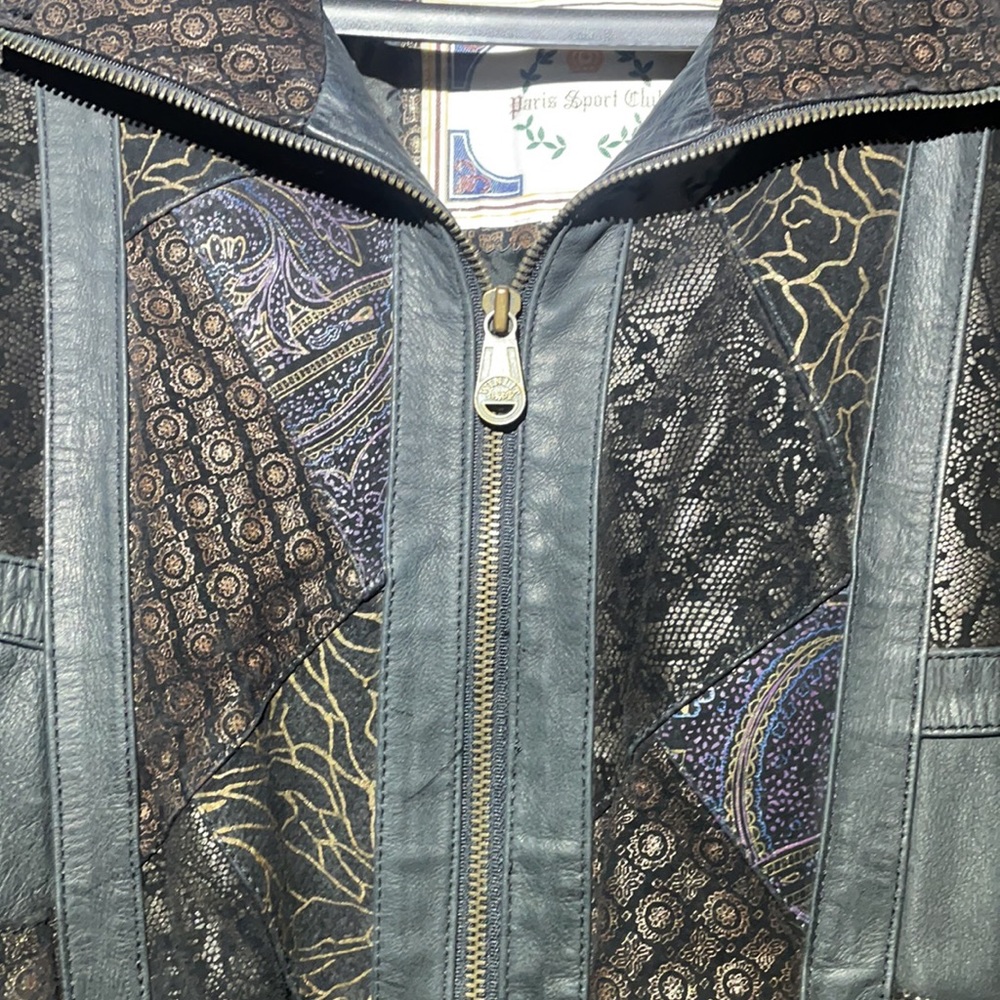 Vintage Paris Sport Club leather jacket. - Picture 6 of 16
